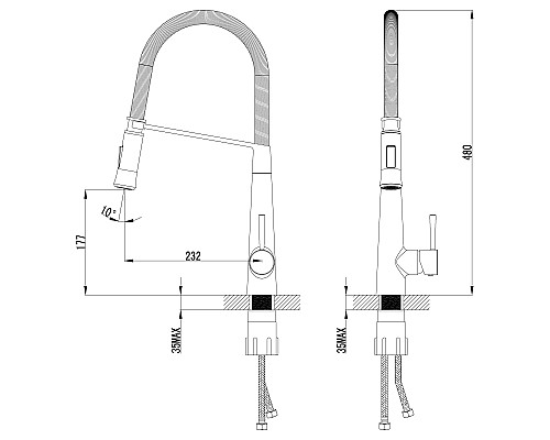 Смеситель Lemark Soul LM6002C для кухни