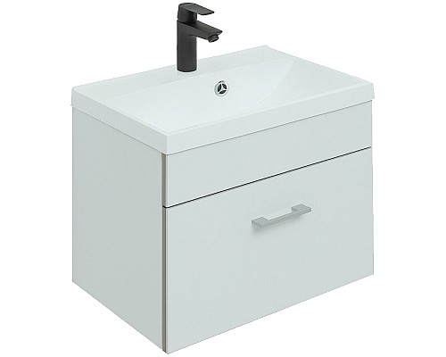 Тумба под раковину Aquanet Верона 50 272425 подвесная Белая матовая