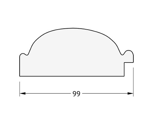 Зеркало Evoform Exclusive 89х59 BY 3417 с фацетом в багетной раме - Византия бронза 99 мм