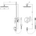 Душевая система RGW Shower Panels SP-52 В 21140852-04 Черная
