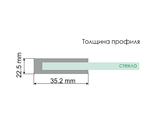 Шторка на ванну WasserKRAFT Dill 80 61S02-80 профиль Черный стекло прозрачное