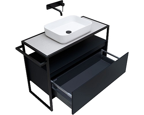 Тумба под раковину Allen Brau Priority 100 1.31003.AM Антрацит матовый