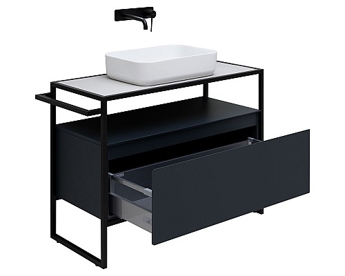 Тумба под раковину Allen Brau Priority 100 1.31003.AM Антрацит матовый