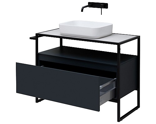 Тумба под раковину Allen Brau Priority 100 1.31003.AM Антрацит матовый