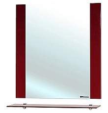 Зеркало Bellezza Рокко 70 4613711030035 с полкой Красное