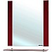 Зеркало Bellezza Рокко 70 4613711030035 с полкой Красное