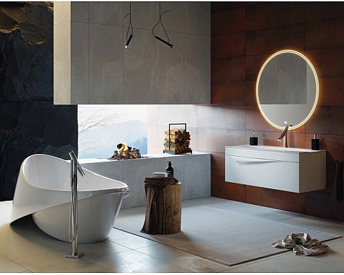 Зеркало Clarberg Circle 100 CIR0210 с подсветкой и подогревом с сенсорным выключателем