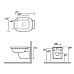 Унитаз подвесной Kerasan Waldorf 411501