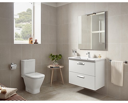 Тумба под раковину Roca The Gap 70 ZRU9302733 подвесная Белая матовая