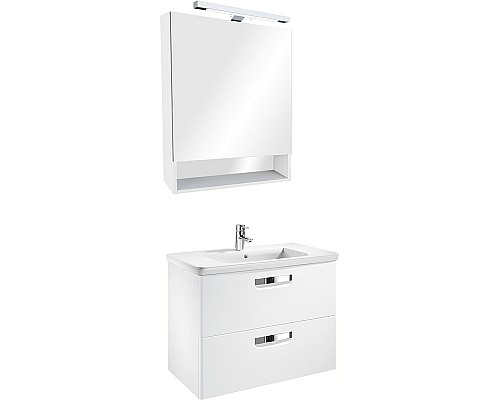 Тумба под раковину Roca The Gap 70 ZRU9302733 подвесная Белая матовая