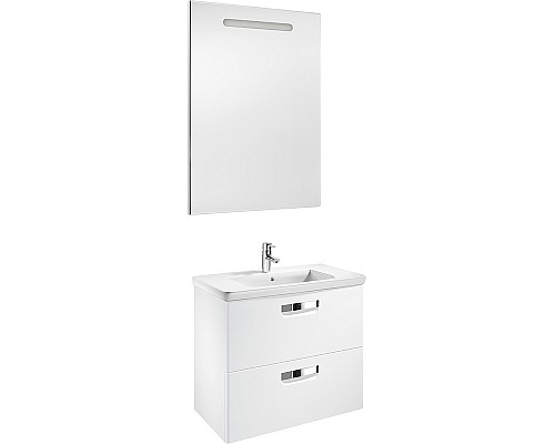 Тумба под раковину Roca The Gap 70 ZRU9302733 подвесная Белая матовая