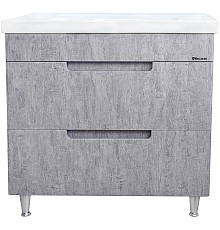 Тумба под раковину Bellezza Грейс 90 4630815110487 Скала серая