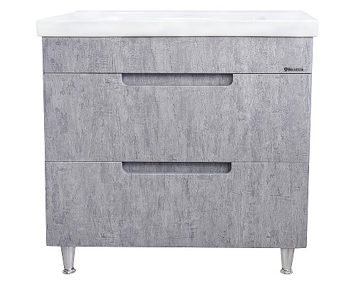 Тумба под раковину Bellezza Грейс 90 4630815110487 Скала серая