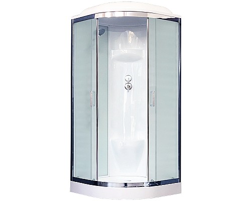 Душевая кабина Royal Bath НК 90x90 стекло матовое задняя стенка Белая