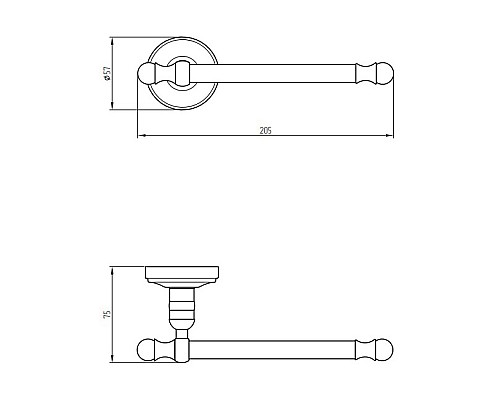 Держатель туалетной бумаги Migliore Mirella 17312 Золото