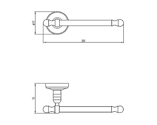 Держатель туалетной бумаги Migliore Mirella 17312 Золото