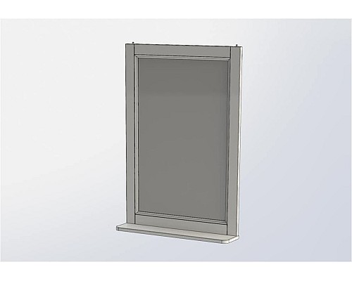 Зеркало Aquanet Бостон М 60 белый