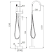 Смеситель для ванны Comforty FE0002-CCT Хром