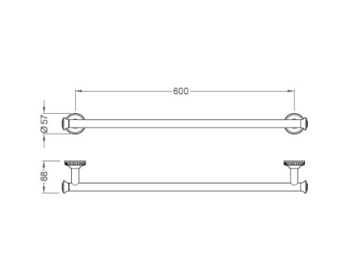 Держатель для полотенец Schein Superior 7066037 Хром