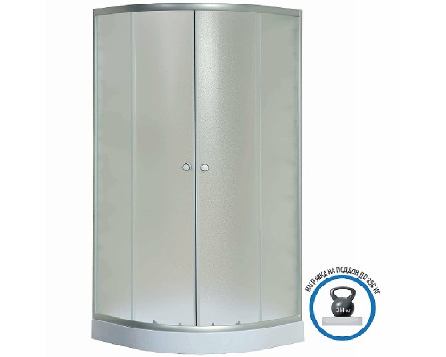 Душевой уголок Niagara Eco 80x80 NG-003-14N профиль Хром матовый стекло матовое
