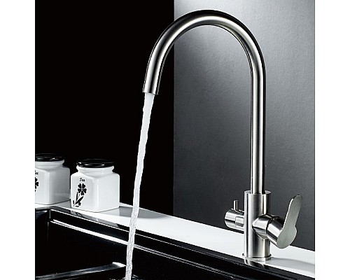 Смеситель для кухни Haiba HB76801 Нержавеющая сталь