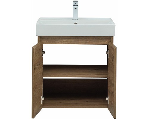 Тумба под раковину Aquanet Nova Lite 60 298849 подвесная Дуб рустикальный