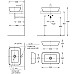 Раковина Kerama Marazzi PLAZA накладная 55, белая глянцевая PLR.wb.55