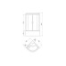 Душевая кабина Royal Bath CK 90x90 без гидромассажа