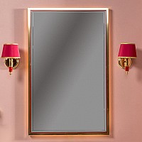 Зеркало Armadi Art Monaco с подсветкой 70x110CM глянец бордо золото