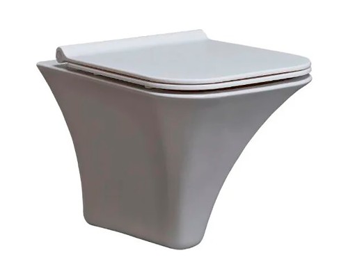 Унитаз биде beWash Ladoga 54303601 подвесной Белый глянец с сиденьем Микролифт