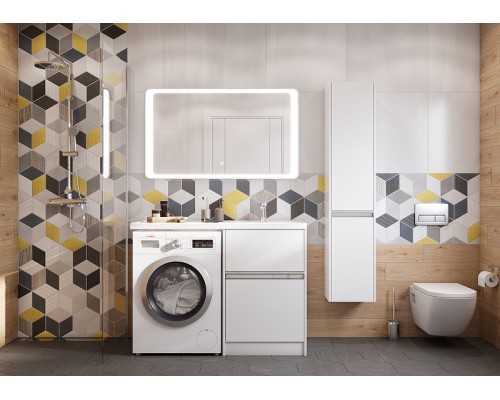 Зеркало Aquaton Соул 120 1A252902SU010 с подсветкой с сенсорным выключателем с антизапотеванием