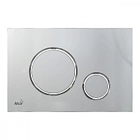 Кнопка смыва AlcaPlast THIN M772 хром матовый, хром глянцевый