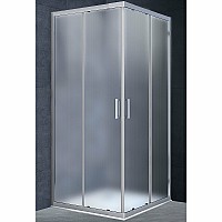 Душевой уголок Vincea Rapid 100x100 VSS-3R90/10MT профиль Хром стекло текстурное