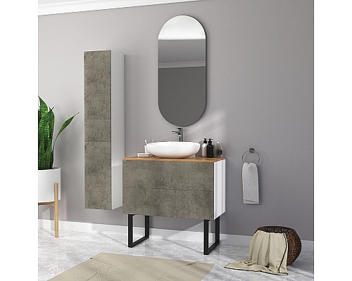 Зеркало Marka One Lola 50 У85580 с подсветкой Холодный свет 300 LED