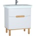 Тумба с раковиной Vitra Sento 78 60824 подвесная Белая