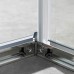 Душевой уголок Vincea Slim-U 100x80 Черный матовый