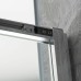 Душевой уголок Vincea Slim-U 100x80 Черный матовый