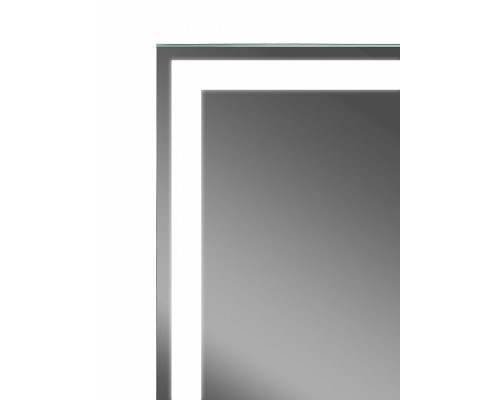 Зеркальный шкаф Art&Max Techno AM-Tec-1000-800-2D-F-Nero с подсветкой с бесконтактным выключателем Черный