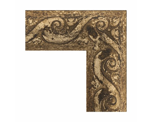 Зеркало Evoform Exclusive 136х56 BY 1259 с фацетом в багетной раме - Фреска 84 мм