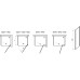 Душевая стенка Ravak Nexty NPS-100 профиль Сатин стекло Transparent