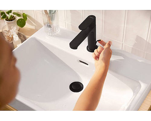 Смеситель для раковины Hansgrohe Rebris S 72517670 Черный матовый