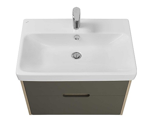 Тумба под раковину Aquaton Оливия 70 1A254301OLUG0 подвесная Грей Дуб ойстер