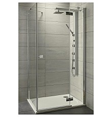 Душевой уголок Radaway Almatea KDJ 80x80 R 32112-01-01NR профиль Хром стекло прозрачное