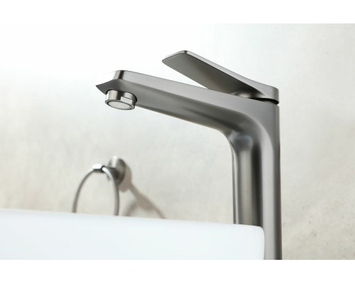 Смеситель для раковины Lemark Bronx LM3709GM Графит