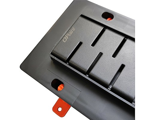 Душевой лоток Paini Medium 550 CH550MC с решеткой Черный матовый