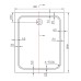Акриловый поддон для душа Vincea 100x90 Белый