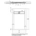 Душевой поддон из искусственного камня Aquanet Delight 140x90 Черный