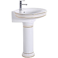 Раковина CeramaLux Lux Classic 75 4286 Белая