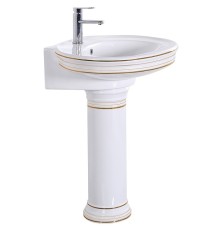 Раковина CeramaLux Lux Classic 75 Белая