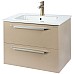 Тумба под раковину Bellezza Луиджи 60 4639209000458 2 ящика подвесная Капучино